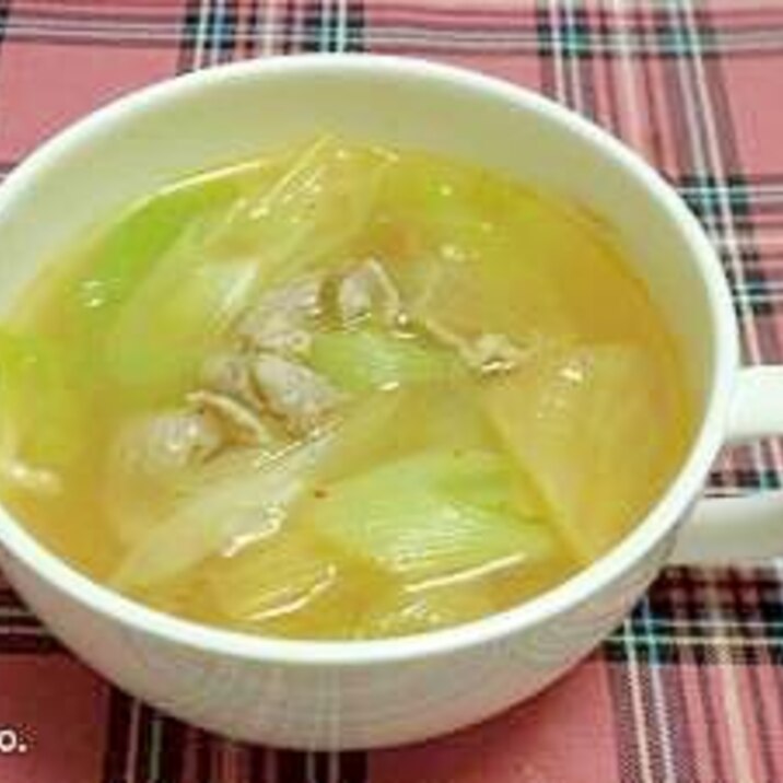 ネギ豚のキムチスープ